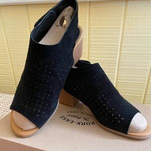 korks by korkease suede perforated boot sandal